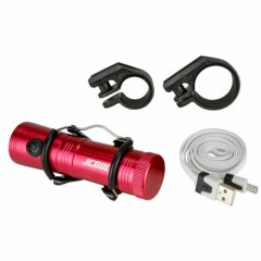 Bike Bicycle 3W 230 Lumens USB Rechargeable Head Front LED Light 2.5Hr