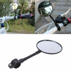 2Pcs Mini Bicycle Rotaty Handlebar Glass Cycling Rear View Mirror for Road Bike