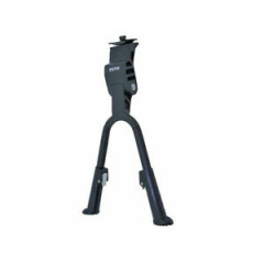 NEW! ABSOLUTE UNIVERSAL ADJUSTABLE NUVO ALLOY DOUBLE KICKSTAND IN BLACK.
