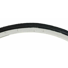 Pair 26 X 1 1-4 Whitewall Tyres Ribbed Tread For 50's,60's,70's,80's,90's Racing