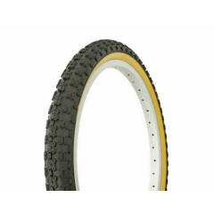 NEW! BICYCLE DURO TIRE IN 20 X 2.125 BLACK/GUM SIDE WALL IN COMP III STYLE.
