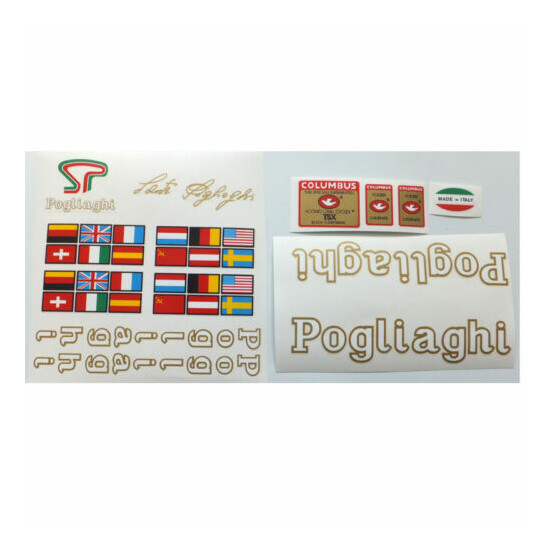 Pogliaghi 'Flag' style decals set. Choices