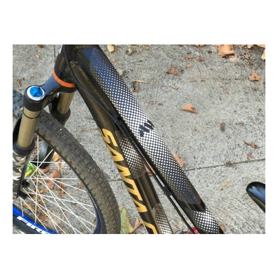 All Mountain Style AMS Honeycomb Frame Guard Protection Sticker Drops/White XL