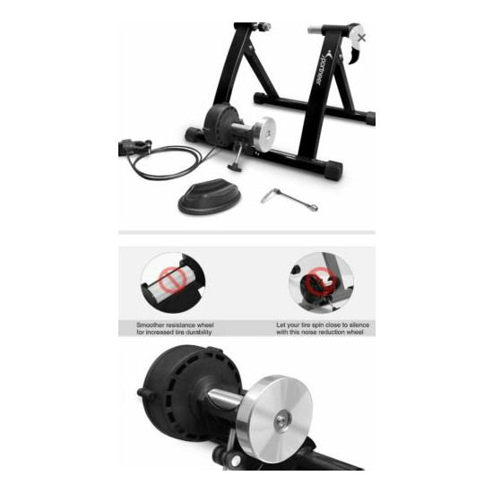 Bike Trainer Stand Indoor Cycling - Sportneer Magnetic Bicycle Exercise Stand...