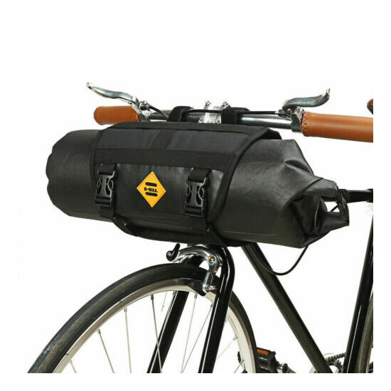 B-SOUL Bicycle Roll handlebar Bag Waterproof Bike Cycling Front Frame Tube Bag