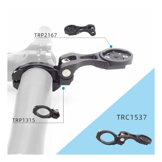 Bicycle Stopwatch Bracket Alloy CNC Holder Use With Trigo Base for Garmin Bryton