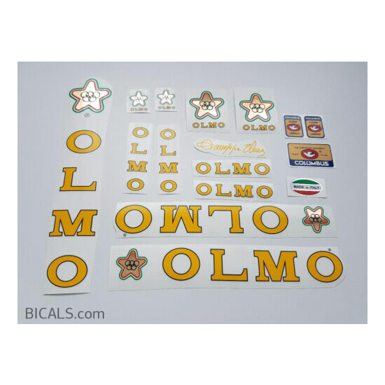 OLMO V1 yellow decal set sticker complete bicycle FREE SHIPPING