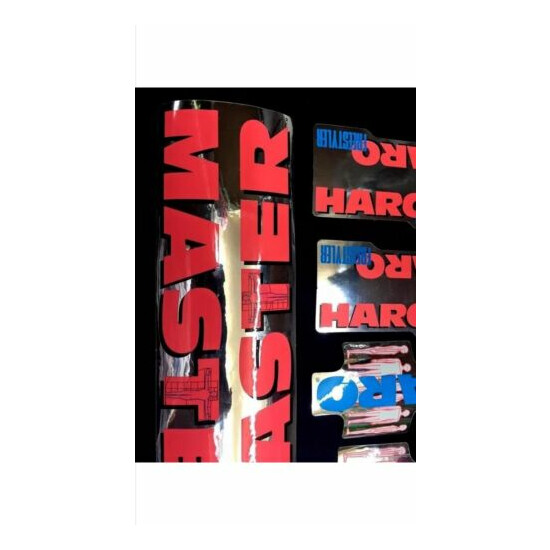 OS BMX Decal Sticker for haro freestyler master frame fork chrome 1989