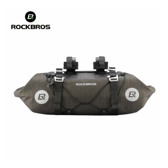 ROCKBROS Bike Handlebar Bag Front Frame Trunk Pannier Waterproof Front Tube Bags