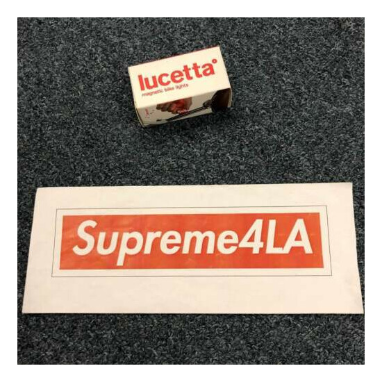 Supreme 18F/W Lucetta Magnetic Bike Lights Red 1000% Authentic