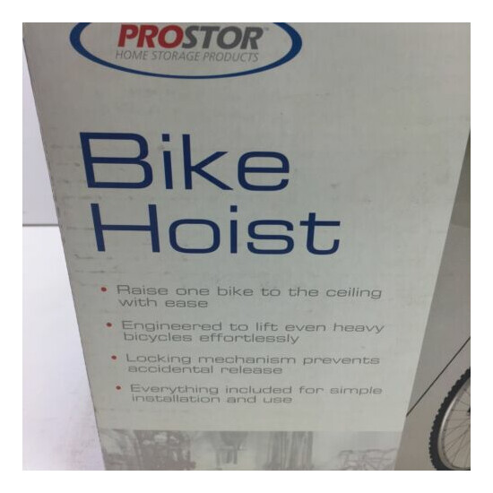 Pro Stor Home Storage Product Bike Hoist Lift Garage Organize Up To 50lbs 