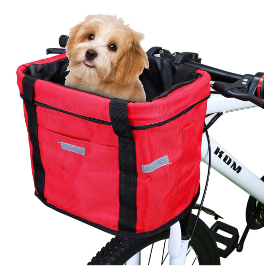 Bike Bicycle Basket Storage Bag Box Case for Dog Pet Travel Camping Multi Use 