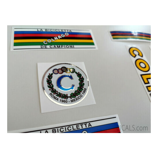 COLNAGO SUPER mid 60s ROMA decal set sticker complete bicycle FREE SHIPPING